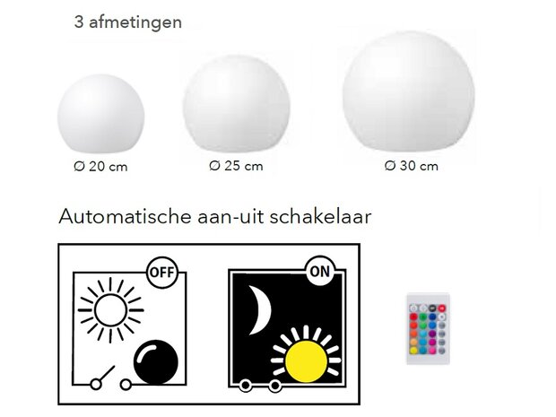 Ubbink Multibright Solar Float LED - 20cm